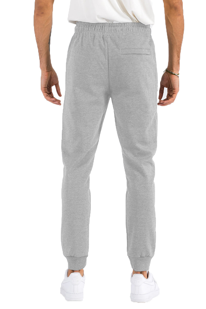 HEATHERED COTTON SWEATS.