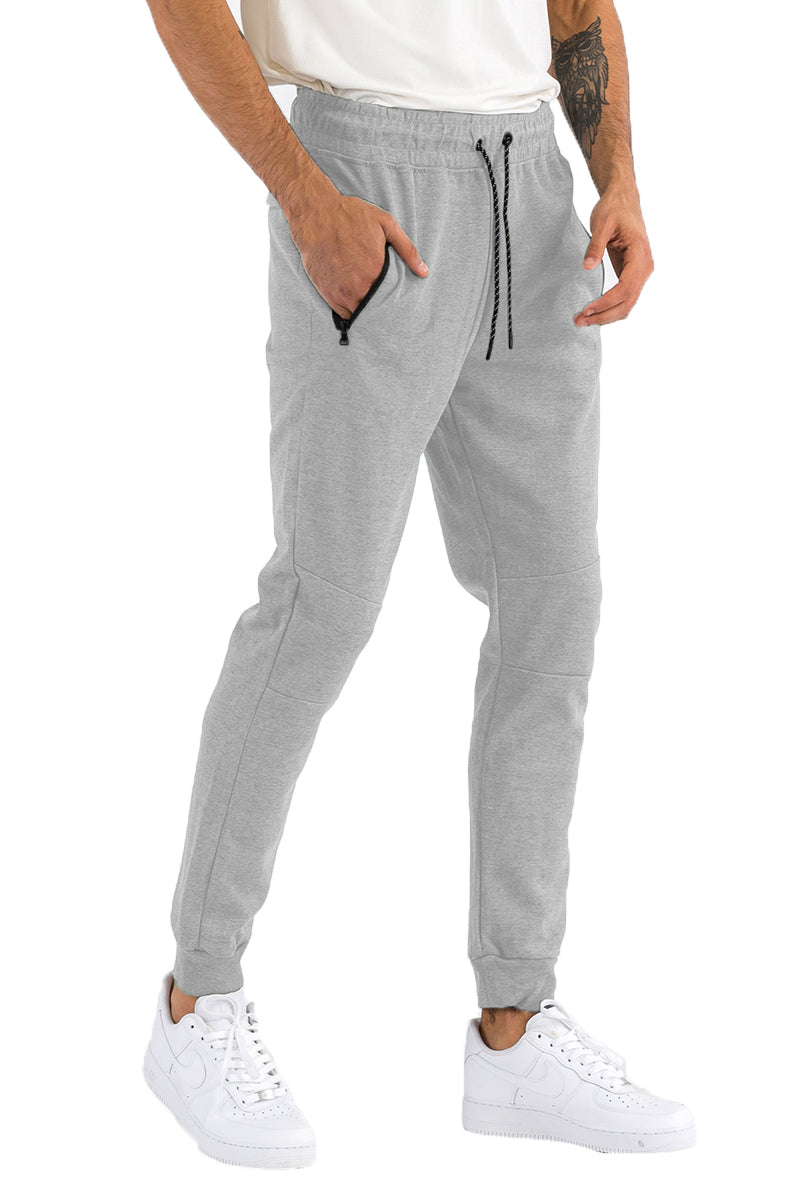 HEATHERED COTTON SWEATS.