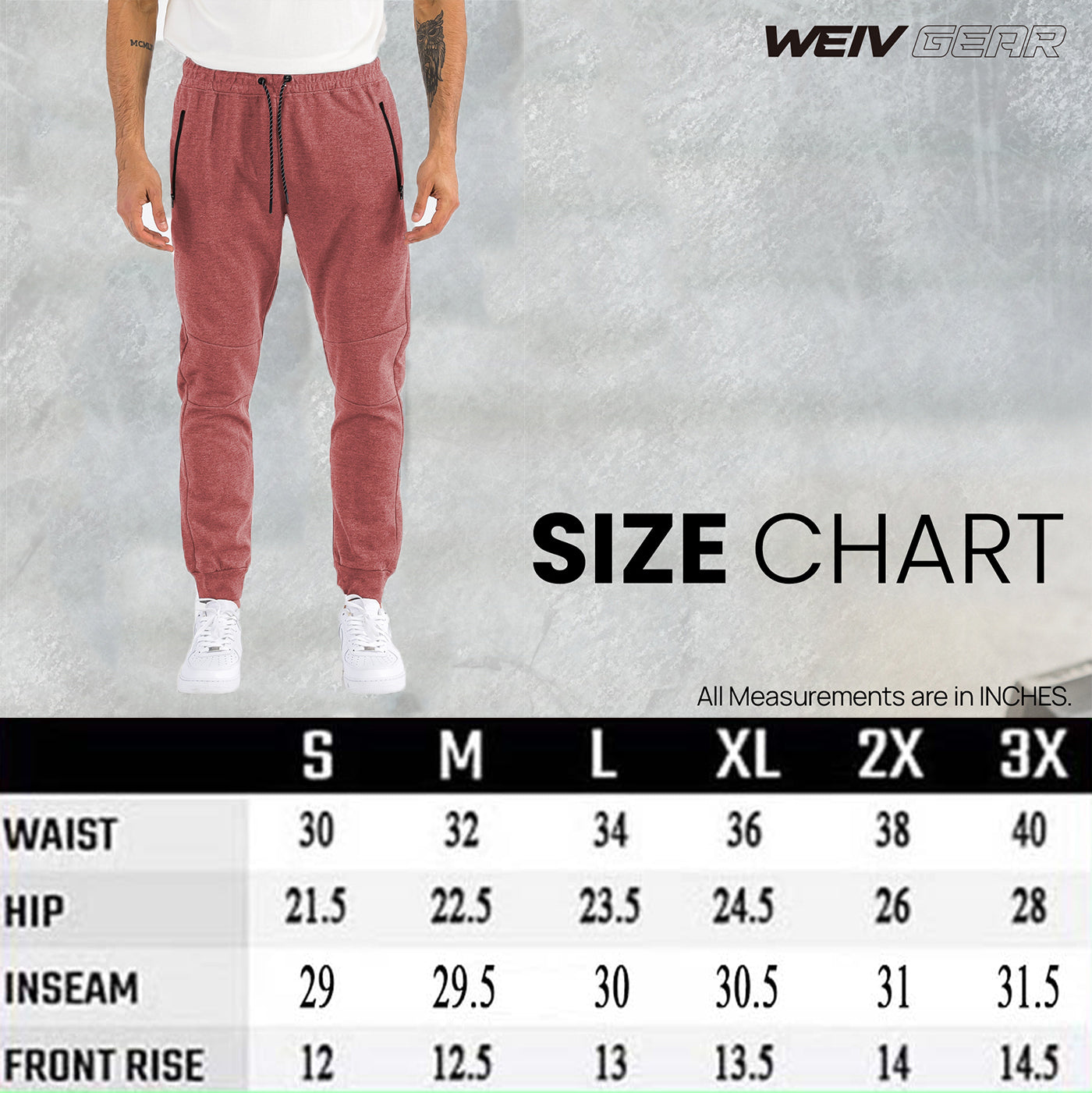 HEATHERED COTTON SWEATS.