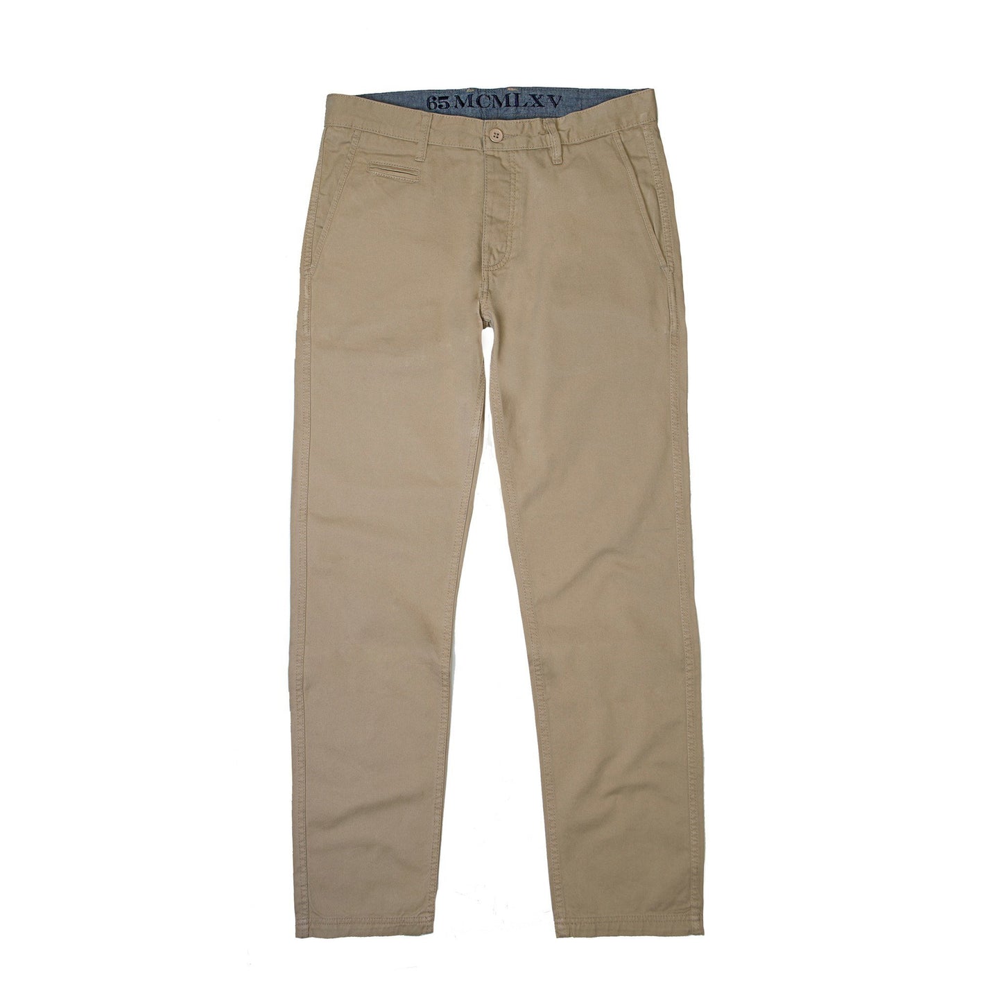 65 MCMLXV Men's Khaki Chino Pant.
