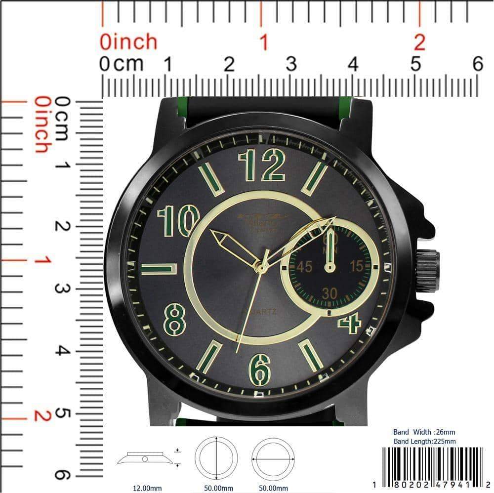 50MM Milano Expressions Silicon Band Watch - 4794