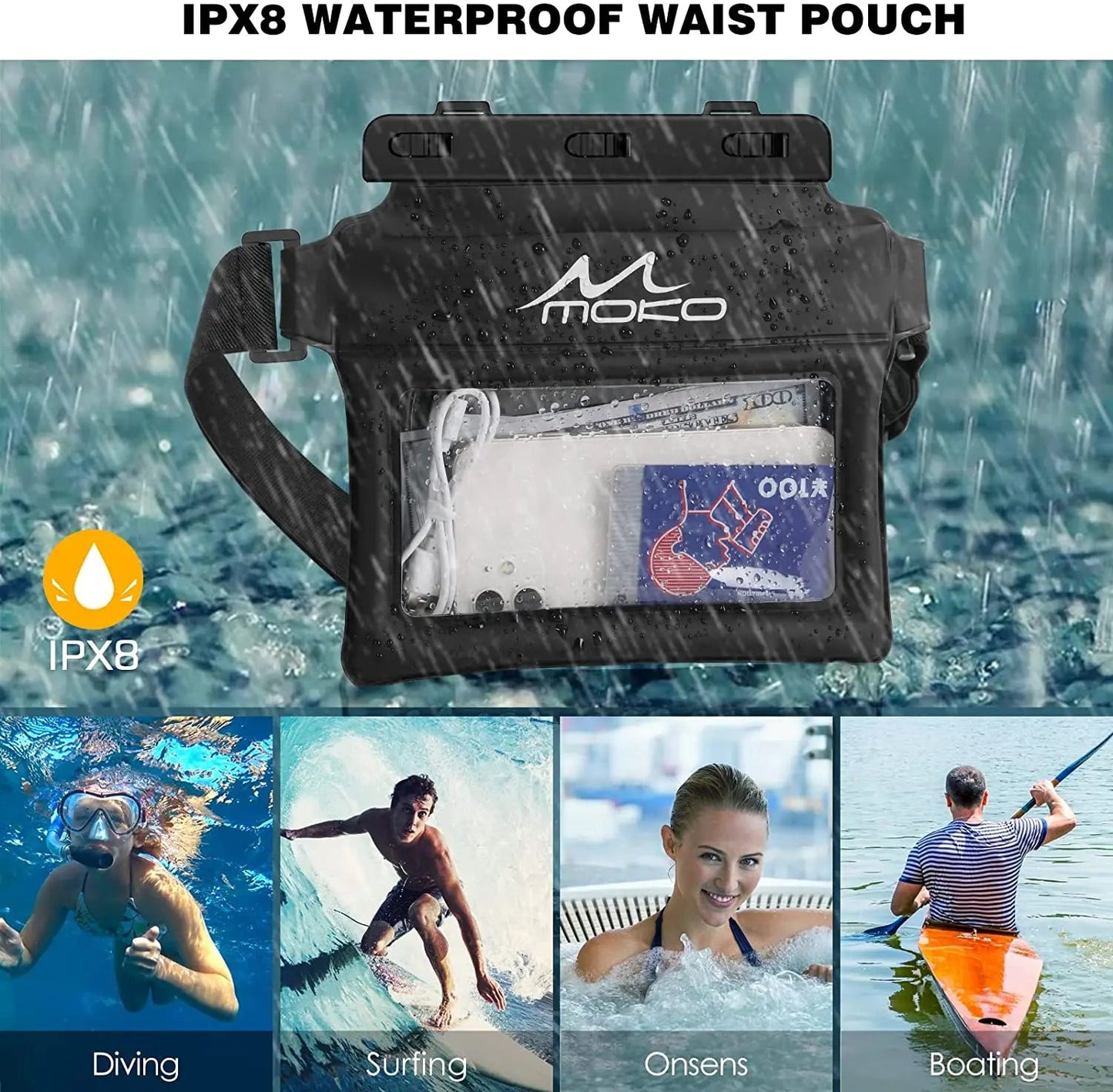 Waterproof Fanny Pack  Phone Pouch - Sexikinis Swim