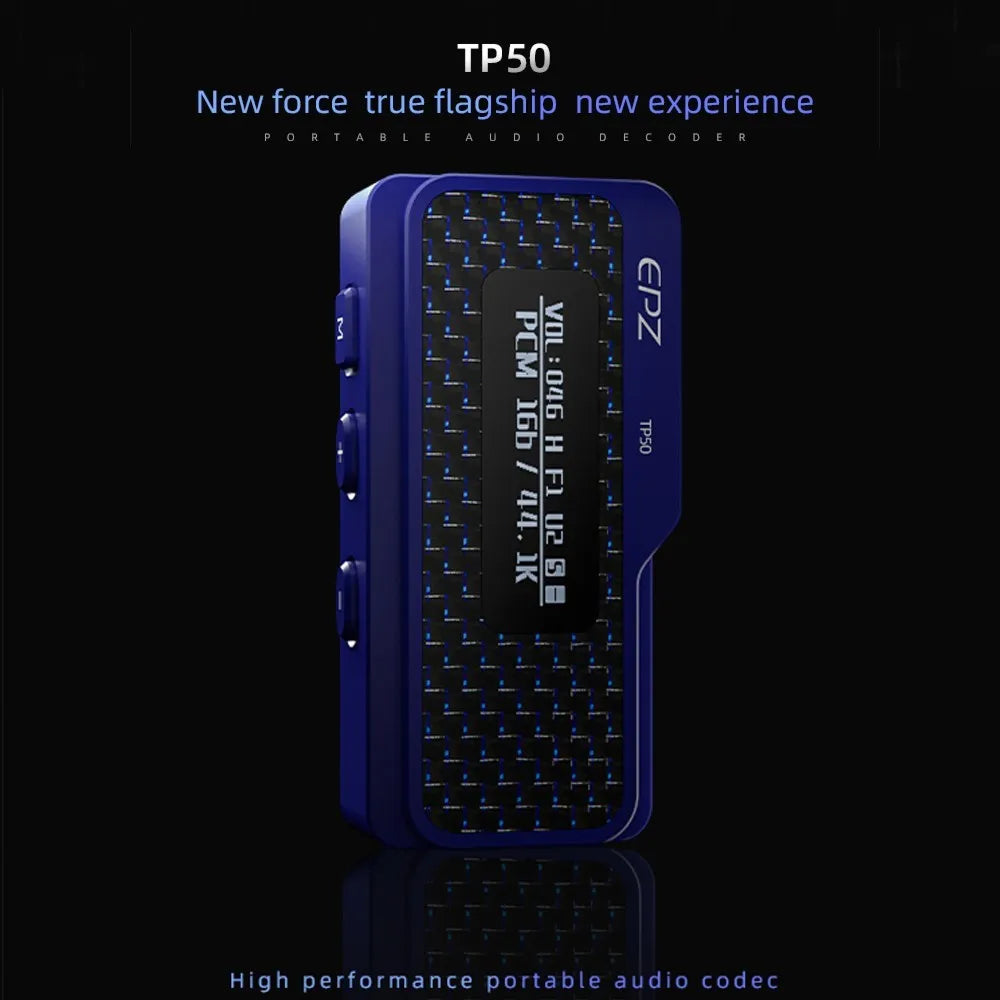 EPZ TP50 High Performance Portable Audio DAC 43198*2 Amp RT6863*2