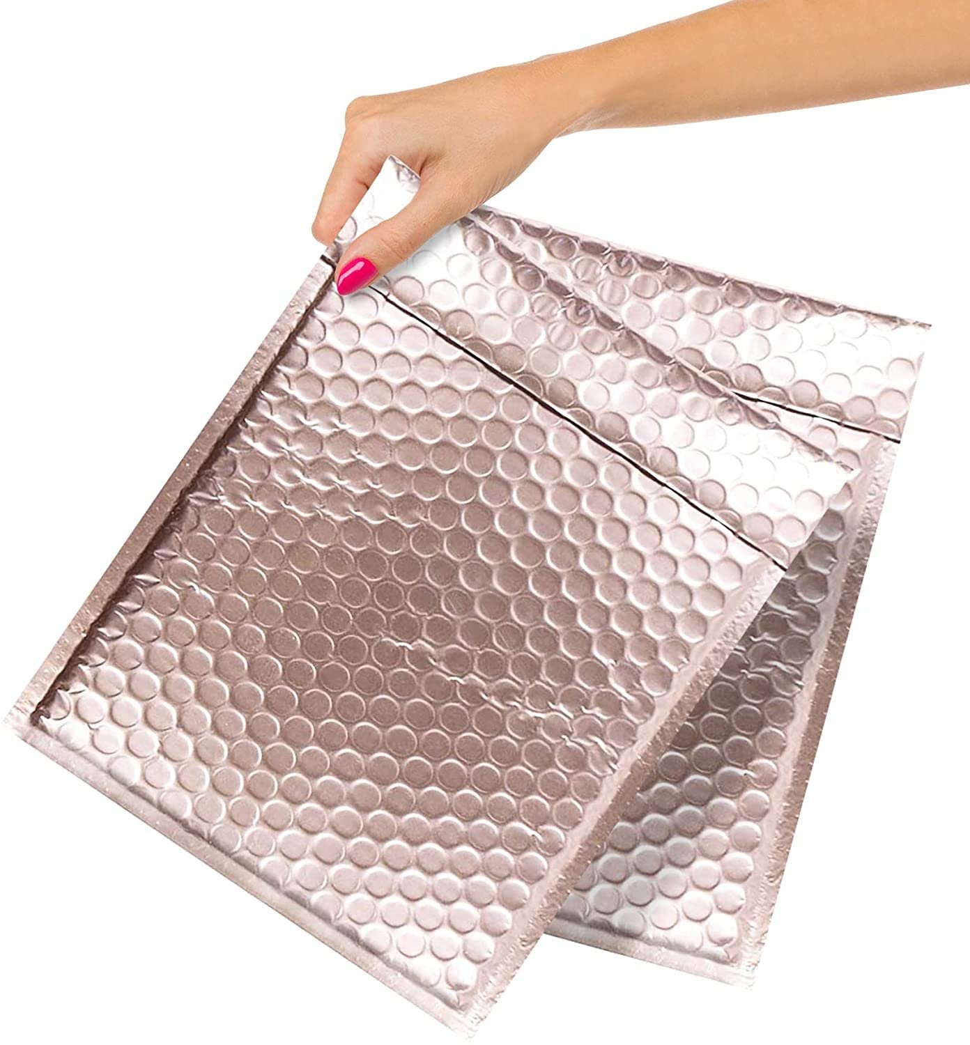 Rose Gold Bubble Mailers Pack of 100 Poly Bubble Mailers 9.5x13.5 inch